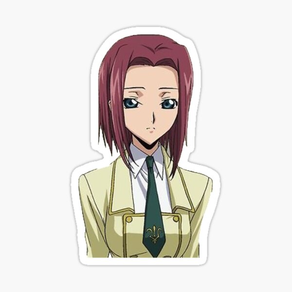 Kozuki Kallen Code Geass Sticker By Freyasharp Redbubble 5096