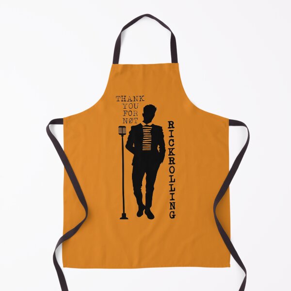 Item preview, Thank You For Not Rickrolling (Black Silhouette) designed and sold by GatorDesign.
