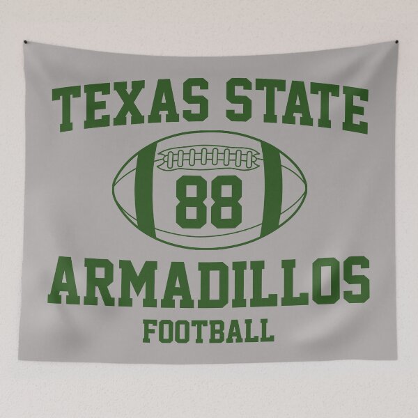 Item preview, Texas State Football Banks designed and sold by TeeArcade84.
