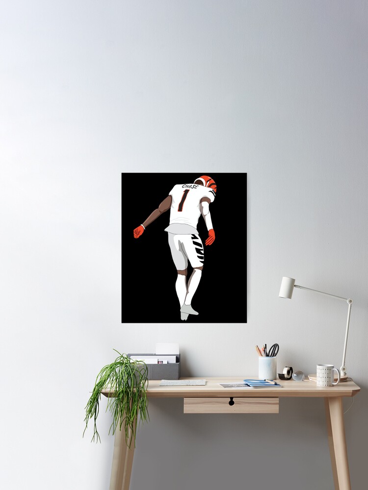 Ja'Marr Chase poster watercolor, Cincinnati Bengals Super Bowl, Ja'Mar –  Capital Canvas Prints