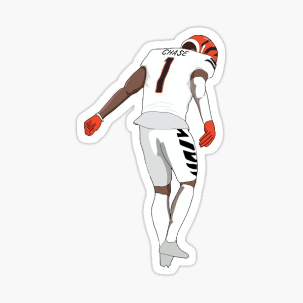 Joe Burrow Jamarr Chase STICKER - NFL Cincinnati Bengals Ohio Cincy  Wincinnati