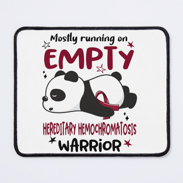 Item preview, Hereditary Hemochromatosis Awareness - Mostly Running On Empty Hereditary Hemochromatosis Warrior designed and sold by Hilten.