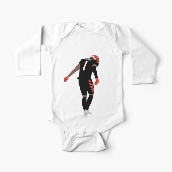 Ja'Marr Chase Baby Clothes, Cincinnati Football Kids Baby Onesie