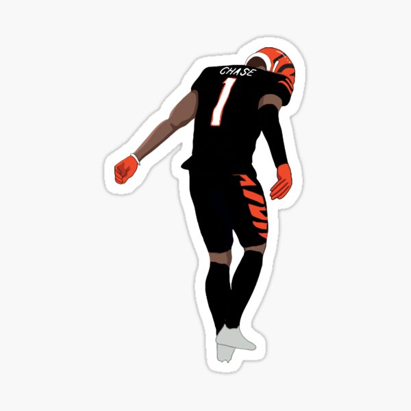 Joe Burrow and Ja'Marr Chase Sticker for Sale by sohastickers