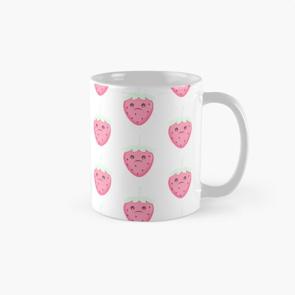 Item preview, Sad Strawberry, Cute Fruit designed and sold by KawaiSticker.