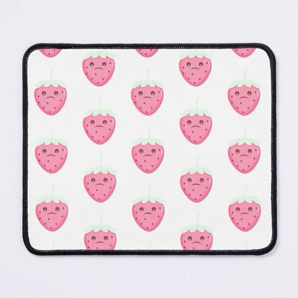 Item preview, Sad Strawberry, Cute Fruit designed and sold by KawaiSticker.