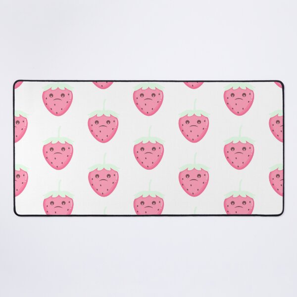 Item preview, Sad Strawberry, Cute Fruit designed and sold by KawaiSticker.