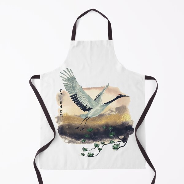 Item preview, Red Crowned Crane Japanese Art designed and sold by joseech.