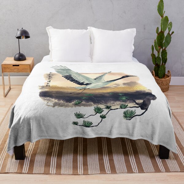 Item preview, Red Crowned Crane Japanese Art designed and sold by joseech.