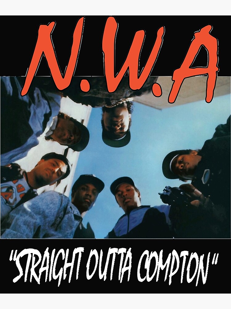 "NWA TShirt, N.W.A Ice Cube Eazy E Dr. Dre, N.W.A Merch Tour Hip Hop Rap Tee Classic" Metal