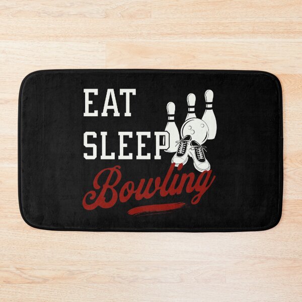 Item preview, Funny bowling eat sleep repeat fan t-shirt birthday gift for dad, uncle, brother. designed and sold by Barb  Hamilton ⭐⭐⭐⭐⭐.