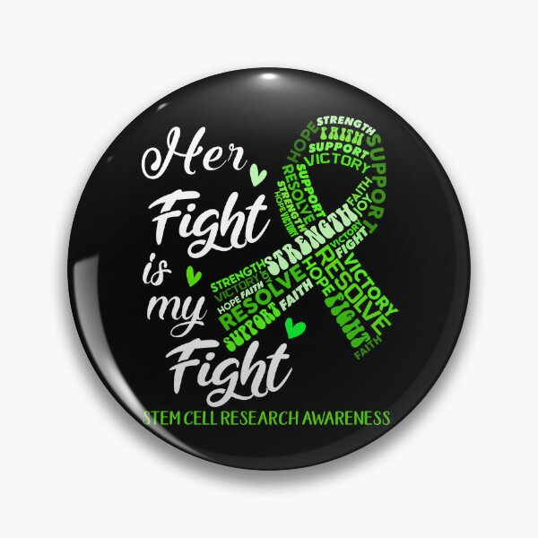 Item preview, Stem Cell Research Warrior, Her Fight is my Fight Stem Cell Research Awareness designed and sold by Greggwillard.