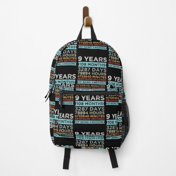 Item preview, Cute Kids 9th Birthday 9 Years Old Vintage Retro 108 Months Boys And Girls designed and sold by pedrored369.