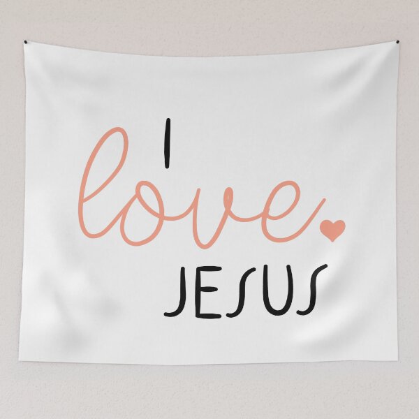 Item preview, I love Jesus designed and sold by Raquel Quintana.