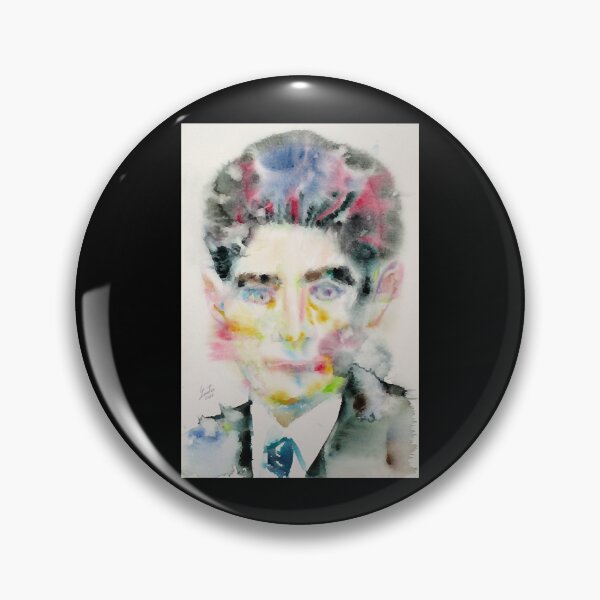 Item preview, FRANZ KAFKA watercolor portrait .2  designed and sold by MeganLu6599039.