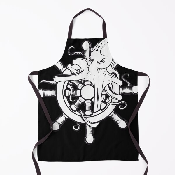 Item preview, Steering Wheel with Captain Octopus Gift Idea Sailor  designed and sold by venisemaryl3.