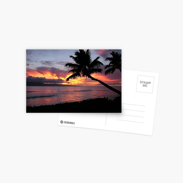 Maui Sunset Postcard