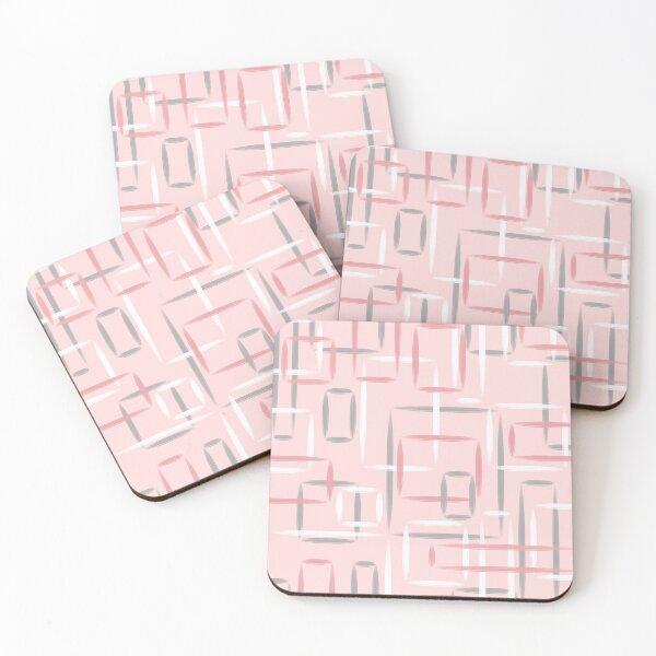 Item preview, The pastel pink sky with gray and white squares designed and sold by detalheseartes.