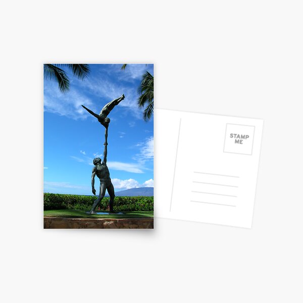 Acrobats Postcard