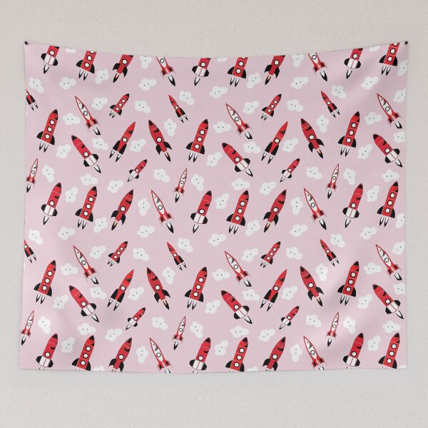 Item preview, Cute rocket pattern designed and sold by Cheni-Yathri.