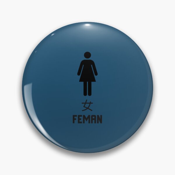 Item preview, Bad Translation Toilet Door Sign Feman   designed and sold by HeyRustyStorezs.