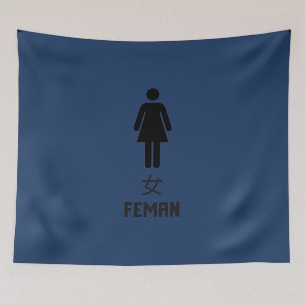 Item preview, Bad Translation Toilet Door Sign Feman   designed and sold by HeyRustyStorezs.