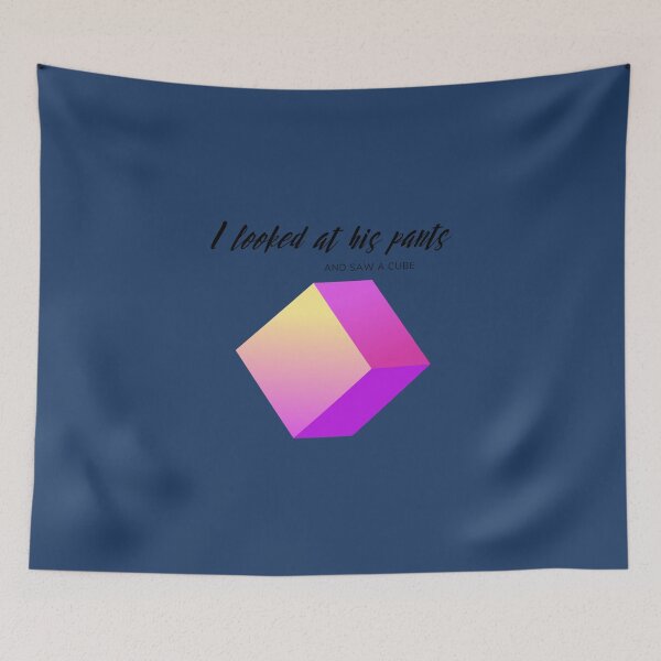 Item preview, His Pants Had a Cube - Weird Funny Bad Translation   designed and sold by HeyRustyStorezs.