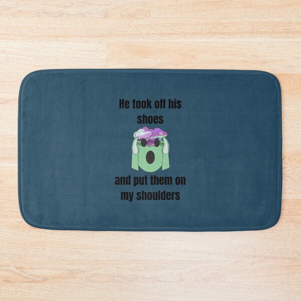 Item preview, His Shoes - Funny Weird Meme Bad Translation   designed and sold by HeyRustyStorezs.