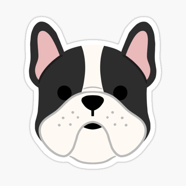 Frenchie kawaii cute Dog art Sticker