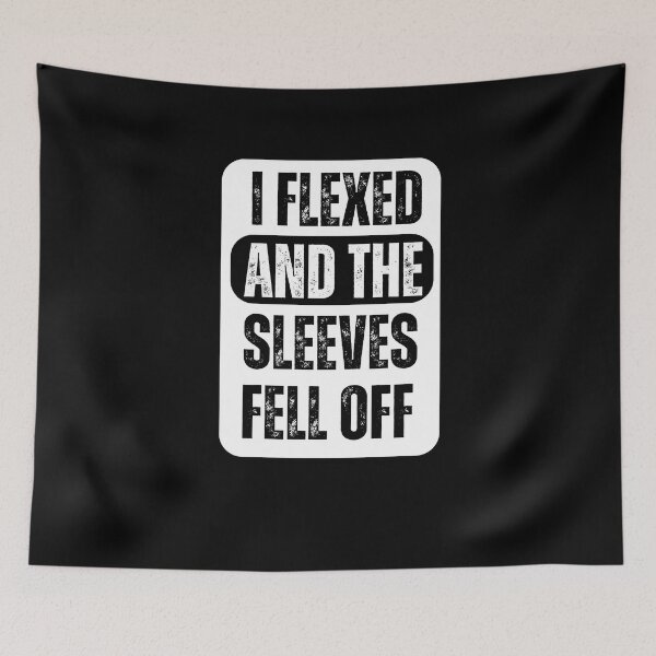 Item preview, Funny design I Flexed and The Sleeves Fell Off Essential T-Shirt designed and sold by coutfits.