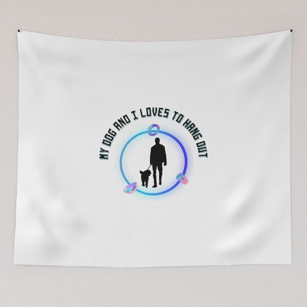 Item preview, I Loves To Hang Out Classic T-Shirt designed and sold by Doggy Mates.