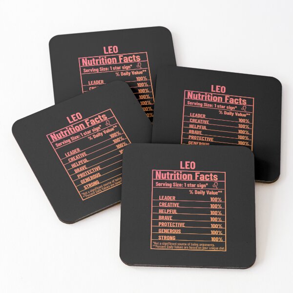 Item preview, Leo Nutrition Facts designed and sold by SimplyCosmic11.
