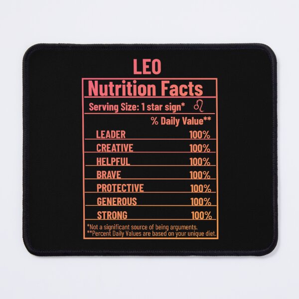 Item preview, Leo Nutrition Facts designed and sold by SimplyCosmic11.