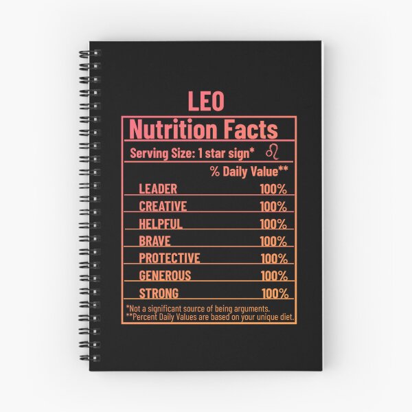 Item preview, Leo Nutrition Facts designed and sold by SimplyCosmic11.