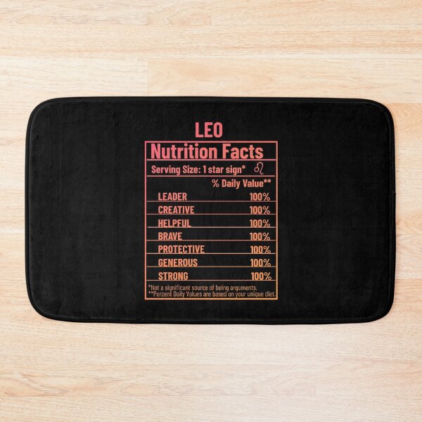 Item preview, Leo Nutrition Facts designed and sold by SimplyCosmic11.