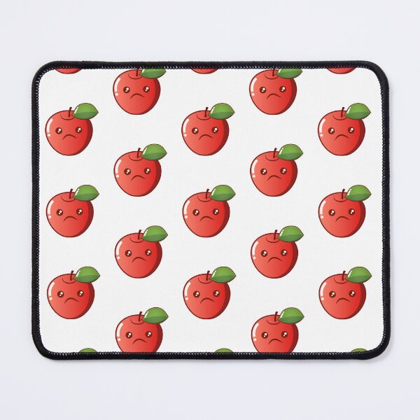 Item preview, Sad Apple, Cute Fruit designed and sold by KawaiSticker.