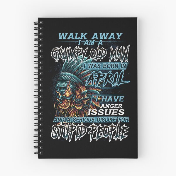 Item preview, Walk Away Im A Grumpy old man I Was born in April designed and sold by TamYork.