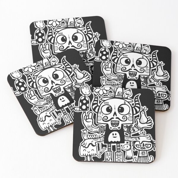 Item preview, Crossed Eyed Killer Skull Face  designed and sold by SarahKi8018589.