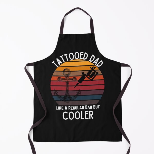 Item preview, Tattooed Dad Retro Sunset designed and sold by RedSparkle.