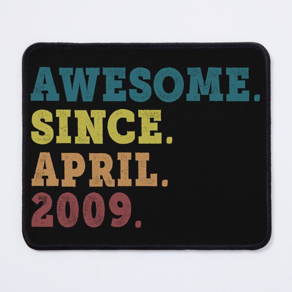 Item preview, Awesome Since April 2009 Retro Vintage 13rd Birthday Gift designed and sold by designbychow.