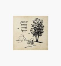 Winnie the Pooh - Promise Me You'll Never Leave Art Board
