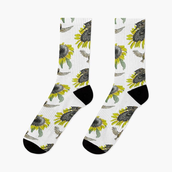 Item preview, Sparrows and Sunflower designed and sold by polar-fox.