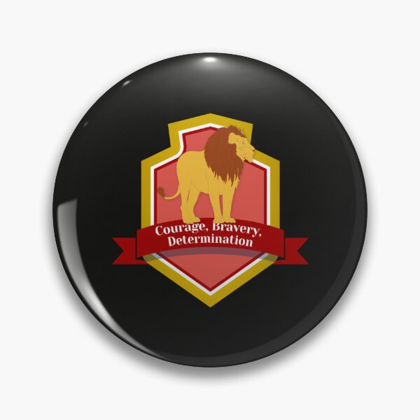 Item preview, Courage, Bravery, Determination Potterhead Emblem   designed and sold by BaileySawer.