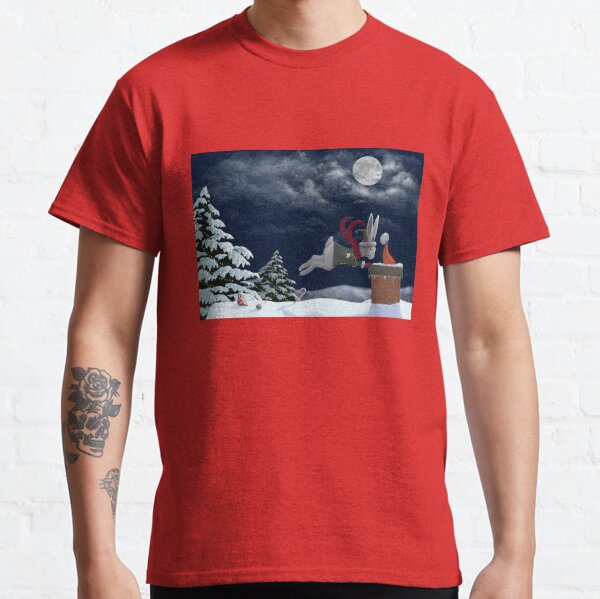 White Rabbit Christmas Classic T-Shirt