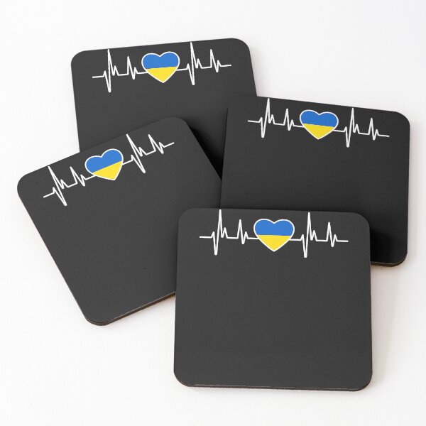 Item preview, Ukraine heartbeat - Ukrainian flag designed and sold by zorinaabzs143.