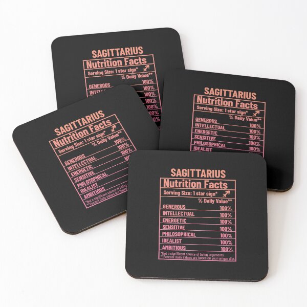 Item preview, Sagittarius Nutrition Facts designed and sold by SimplyCosmic11.