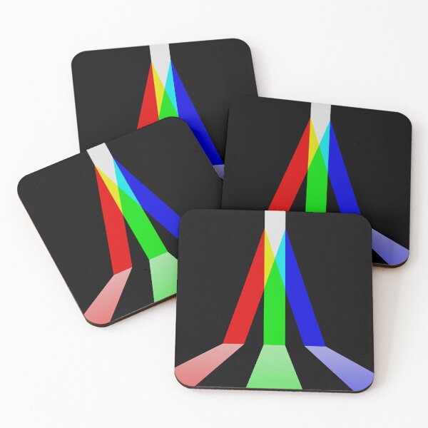 Item preview, White Beam of Light split into Primary RGB Coolers on Black designed and sold by James-Cole.