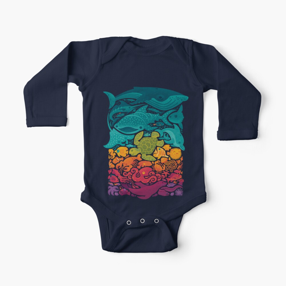 Aquatic Spectrum Baby One-Piece