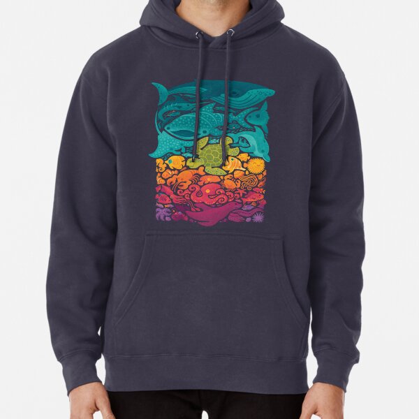 Rainbow Fish Hooded Sweatshirts for Sale - Pixels