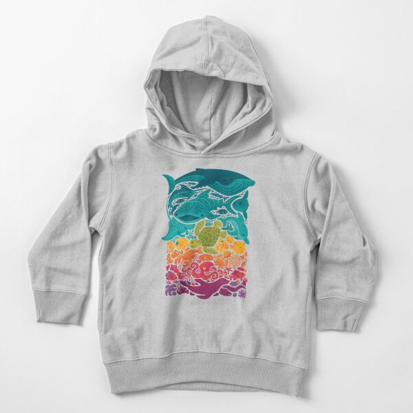 Spectre aquatique Sweat à capuche épais pour tout-petit